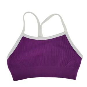 DSG Girls XS Violet Purple Momentum Seamless Sports Bra Moisture Wicking Tagless